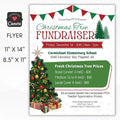 christmas tree fundraiser flyer